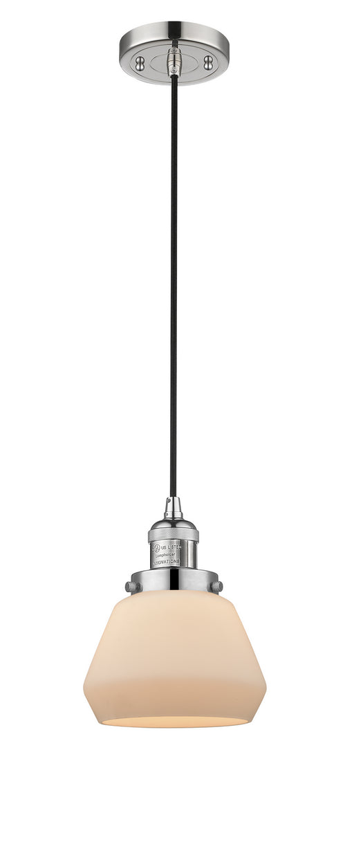 Innovations - 201C-PN-G171 - One Light Mini Pendant - Franklin Restoration - Polished Nickel