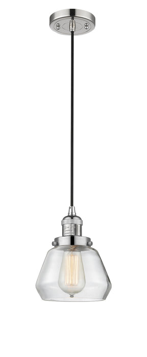 Innovations - 201C-PN-G172 - One Light Mini Pendant - Franklin Restoration - Polished Nickel