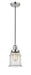 Innovations - 201C-PN-G184 - One Light Mini Pendant - Franklin Restoration - Polished Nickel