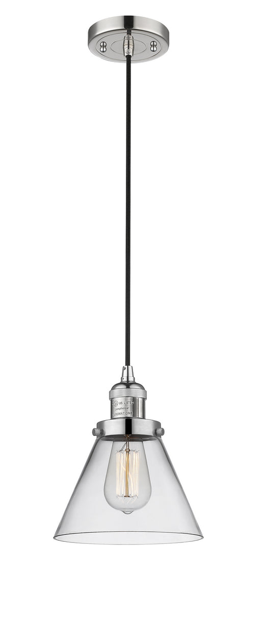 Innovations - 201C-PN-G42 - One Light Mini Pendant - Franklin Restoration - Polished Nickel