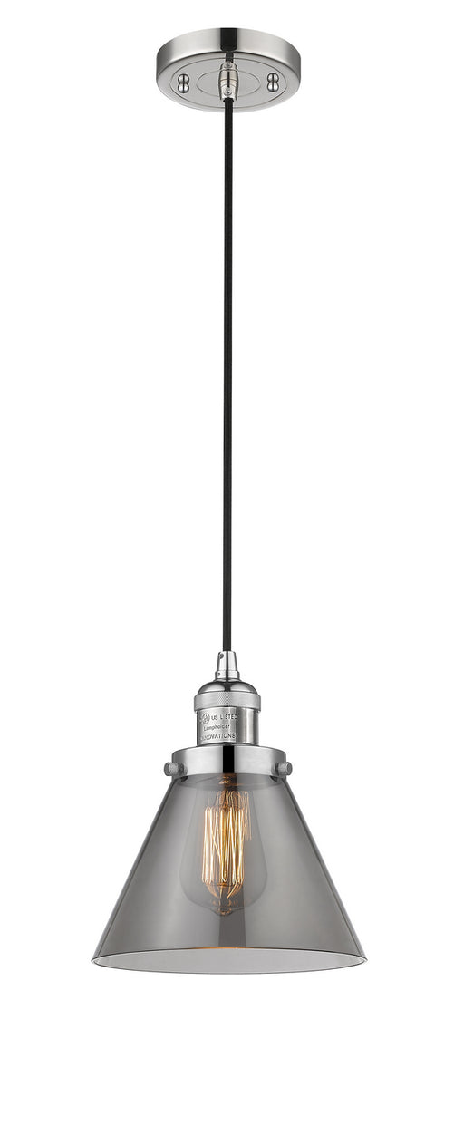 Innovations - 201C-PN-G43 - One Light Mini Pendant - Franklin Restoration - Polished Nickel