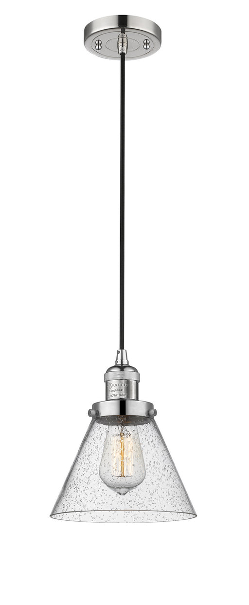 Innovations - 201C-PN-G44 - One Light Mini Pendant - Franklin Restoration - Polished Nickel