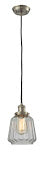 Innovations - 201C-SN-G142 - One Light Mini Pendant - Franklin Restoration - Brushed Satin Nickel