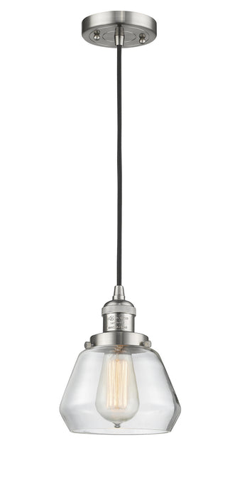 Innovations - 201C-SN-G172 - One Light Mini Pendant - Franklin Restoration - Brushed Satin Nickel