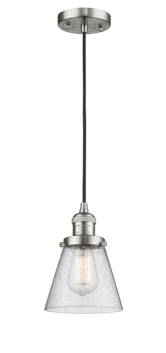 Innovations - 201C-SN-G64 - One Light Mini Pendant - Franklin Restoration - Brushed Satin Nickel