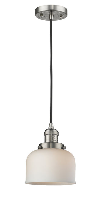 Innovations - 201C-SN-G71 - One Light Mini Pendant - Franklin Restoration - Brushed Satin Nickel