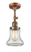 Innovations - 201F-AC-G192 - One Light Semi-Flush Mount - Franklin Restoration - Antique Copper