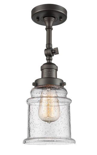 Franklin Restoration One Light Semi-Flush Mount Oil Rubbed Bronze