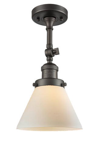 One Light Semi-Flush Mount