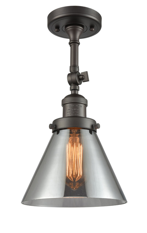 Innovations - 201F-OB-G43 - One Light Semi-Flush Mount - Franklin Restoration - Oil Rubbed Bronze