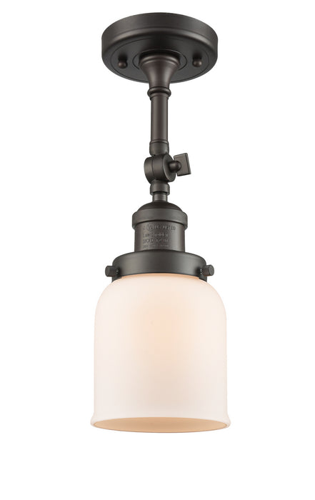 Innovations - 201F-OB-G51 - One Light Semi-Flush Mount - Franklin Restoration - Oil Rubbed Bronze