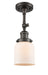 Innovations - 201F-OB-G51 - One Light Semi-Flush Mount - Franklin Restoration - Oil Rubbed Bronze