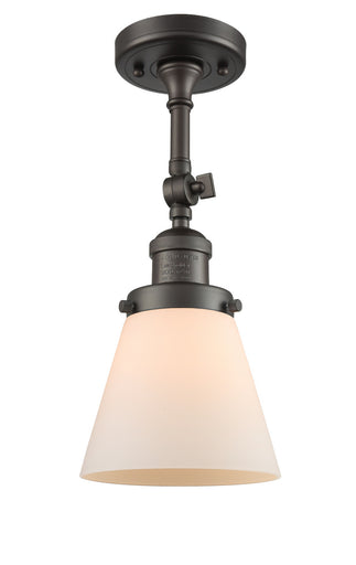 One Light Semi-Flush Mount