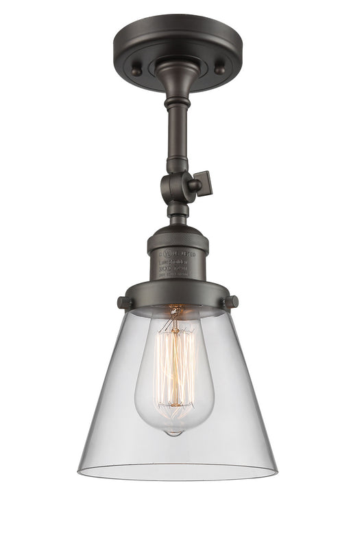 Innovations - 201F-OB-G62 - One Light Semi-Flush Mount - Franklin Restoration - Oil Rubbed Bronze