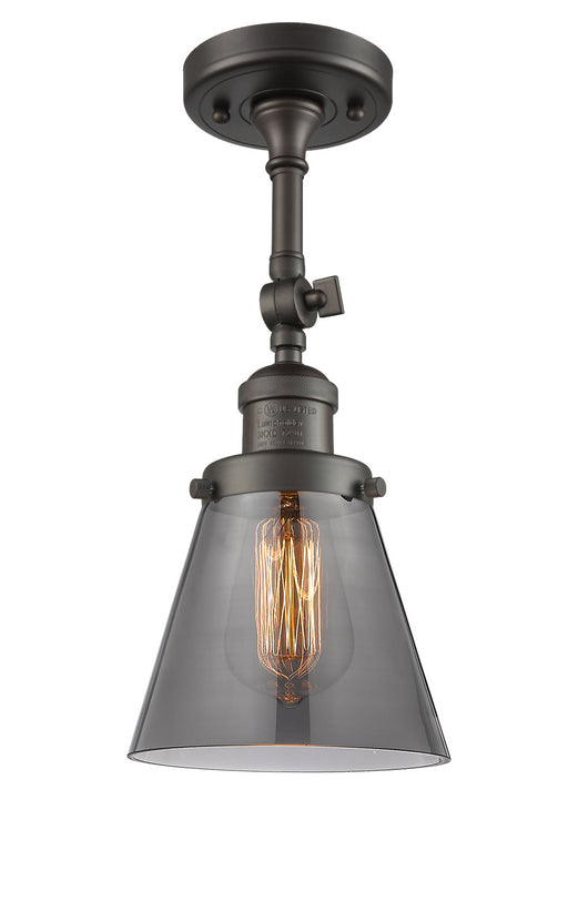 Innovations - 201F-OB-G63 - One Light Semi-Flush Mount - Franklin Restoration - Oil Rubbed Bronze