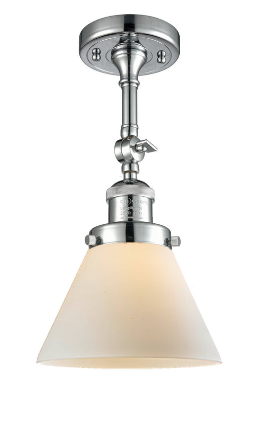 Innovations - 201F-PC-G41 - One Light Semi-Flush Mount - Franklin Restoration - Polished Chrome