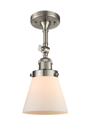 One Light Semi-Flush Mount