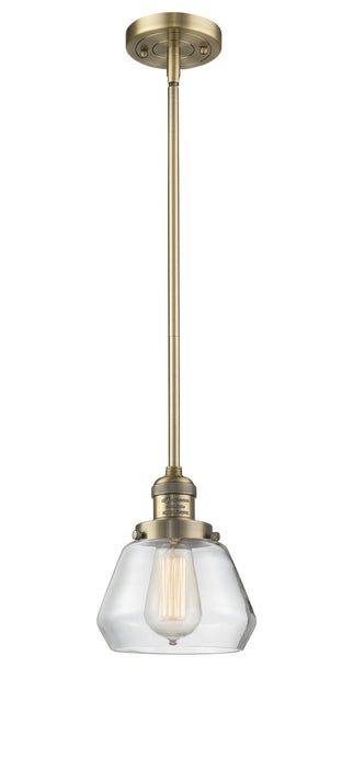 Innovations - 201S-BB-G172 - One Light Mini Pendant - Franklin Restoration - Brushed Brass