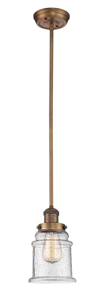 Innovations - 201S-BB-G184 - One Light Mini Pendant - Franklin Restoration - Brushed Brass