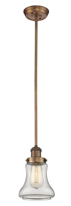 Innovations - 201S-BB-G192 - One Light Mini Pendant - Franklin Restoration - Brushed Brass