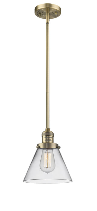 Innovations - 201S-BB-G42 - One Light Mini Pendant - Franklin Restoration - Brushed Brass