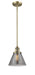 Innovations - 201S-BB-G43 - One Light Mini Pendant - Franklin Restoration - Brushed Brass