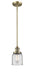 Innovations - 201S-BB-G52 - One Light Mini Pendant - Franklin Restoration - Brushed Brass