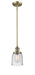 Innovations - 201S-BB-G54 - One Light Mini Pendant - Franklin Restoration - Brushed Brass