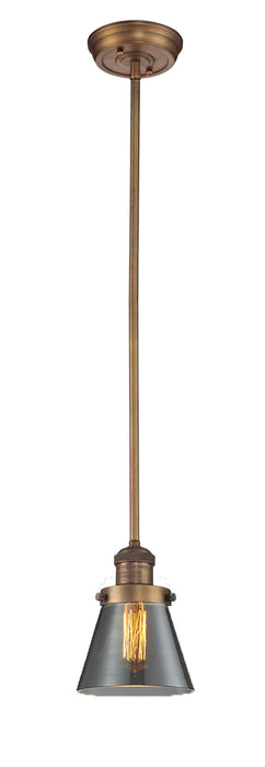 Innovations - 201S-BB-G63 - One Light Mini Pendant - Franklin Restoration - Brushed Brass