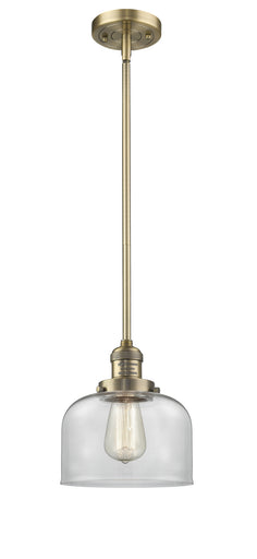 Franklin Restoration One Light Mini Pendant Brushed Brass