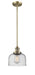 Innovations - 201S-BB-G74 - One Light Mini Pendant - Franklin Restoration - Brushed Brass