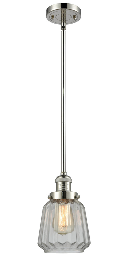 Innovations - 201S-PN-G142 - One Light Mini Pendant - Franklin Restoration - Polished Nickel
