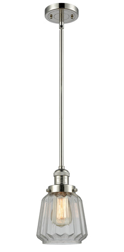 Franklin Restoration One Light Mini Pendant Polished Nickel