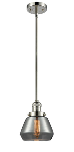 Franklin Restoration One Light Mini Pendant Polished Nickel