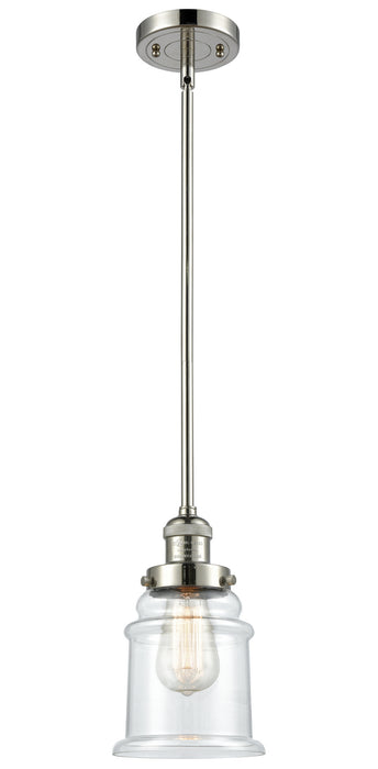 Innovations - 201S-PN-G182 - One Light Mini Pendant - Franklin Restoration - Polished Nickel
