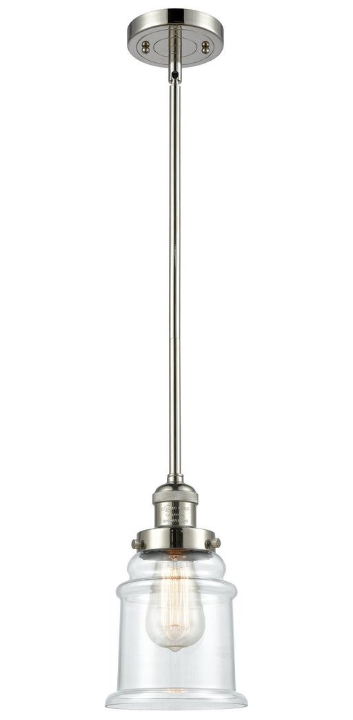 Innovations - 201S-PN-G182 - One Light Mini Pendant - Franklin Restoration - Polished Nickel