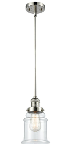 Franklin Restoration One Light Mini Pendant Polished Nickel