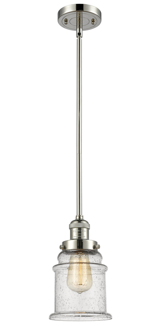 Innovations - 201S-PN-G184 - One Light Mini Pendant - Franklin Restoration - Polished Nickel