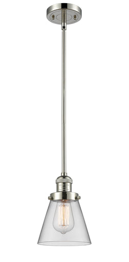 Franklin Restoration One Light Mini Pendant Polished Nickel