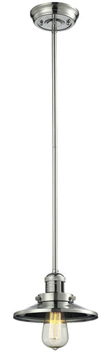 Franklin Restoration One Light Mini Pendant Polished Nickel