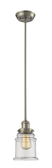 Innovations - 201S-SN-G182 - One Light Mini Pendant - Franklin Restoration - Brushed Satin Nickel
