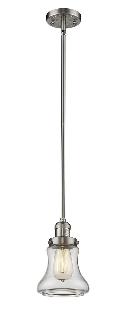 Innovations - 201S-SN-G192 - One Light Mini Pendant - Franklin Restoration - Brushed Satin Nickel