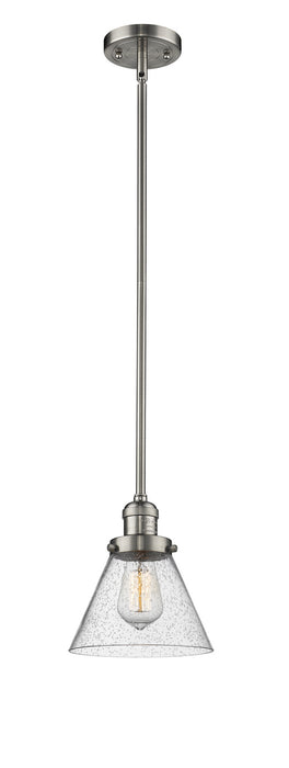 Innovations - 201S-SN-G44 - One Light Mini Pendant - Franklin Restoration - Brushed Satin Nickel