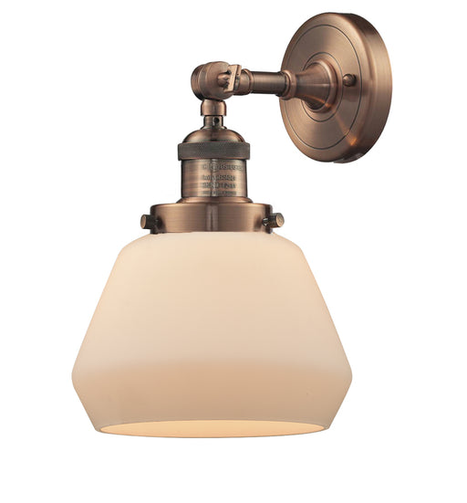 Innovations - 203-AC-G171 - One Light Wall Sconce - Franklin Restoration - Antique Copper