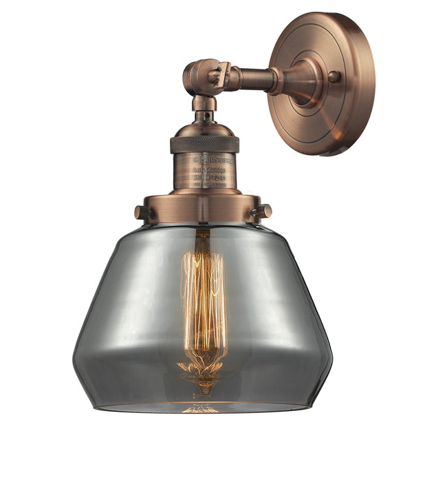 Innovations - 203-AC-G173 - One Light Wall Sconce - Franklin Restoration - Antique Copper