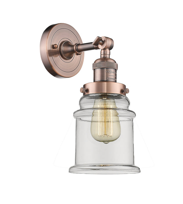 Innovations - 203-AC-G182 - One Light Wall Sconce - Franklin Restoration - Antique Copper