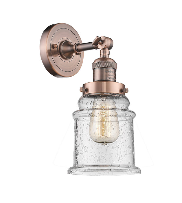 Innovations - 203-AC-G184 - One Light Wall Sconce - Franklin Restoration - Antique Copper