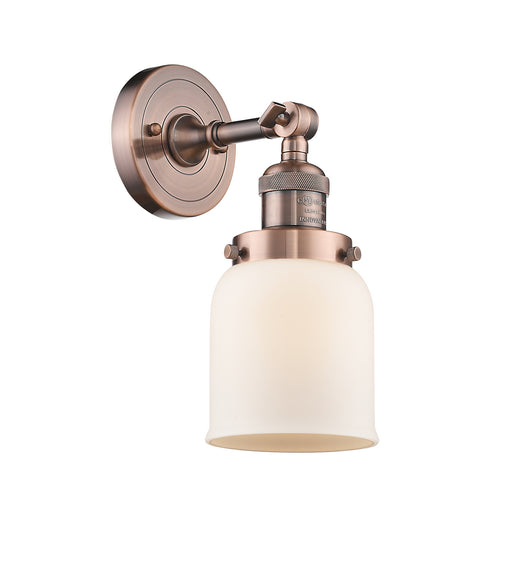 Innovations - 203-AC-G51 - One Light Wall Sconce - Franklin Restoration - Antique Copper