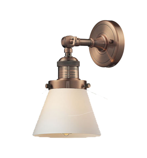 Innovations - 203-AC-G61 - One Light Wall Sconce - Franklin Restoration - Antique Copper