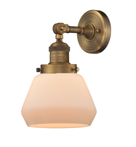 Franklin Restoration One Light Wall Sconce Brushed Brass